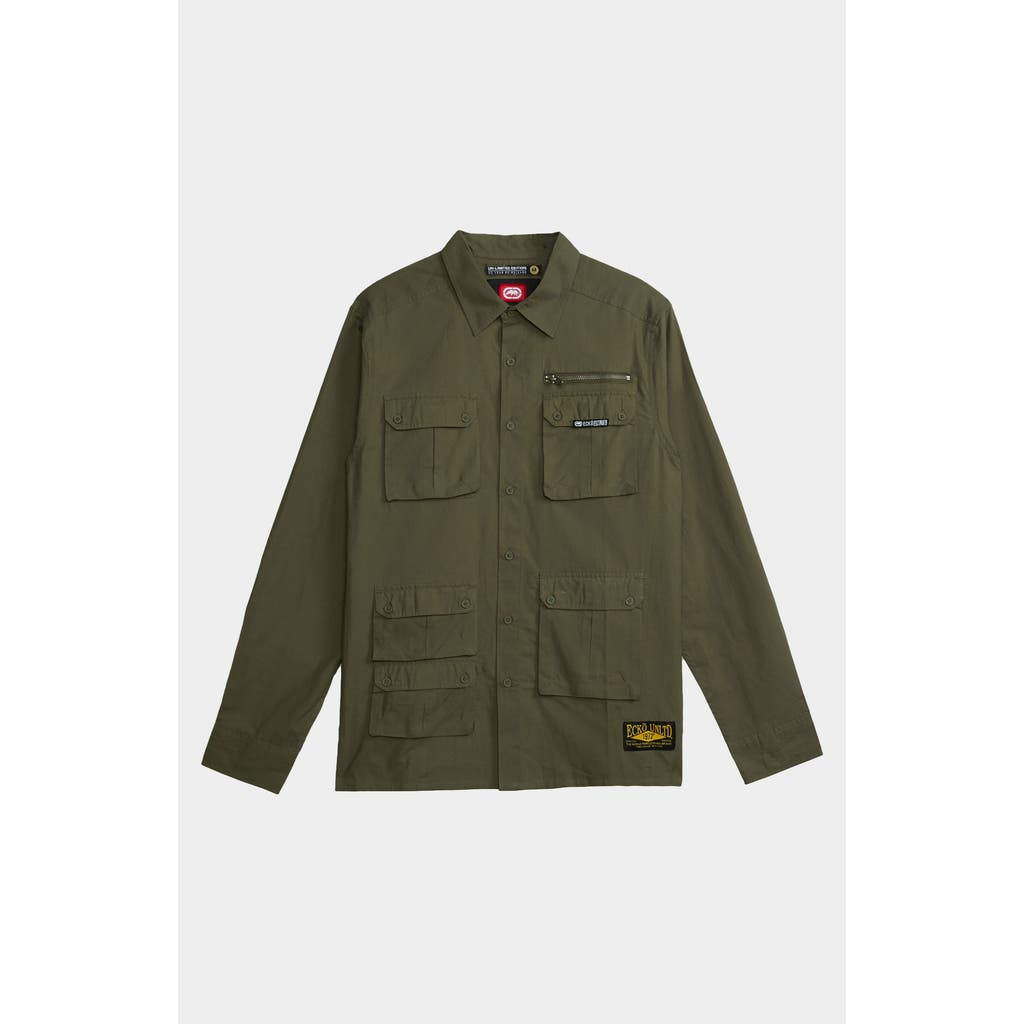 Ecko Unltd. Commander Woven Shirt in Olive  product
