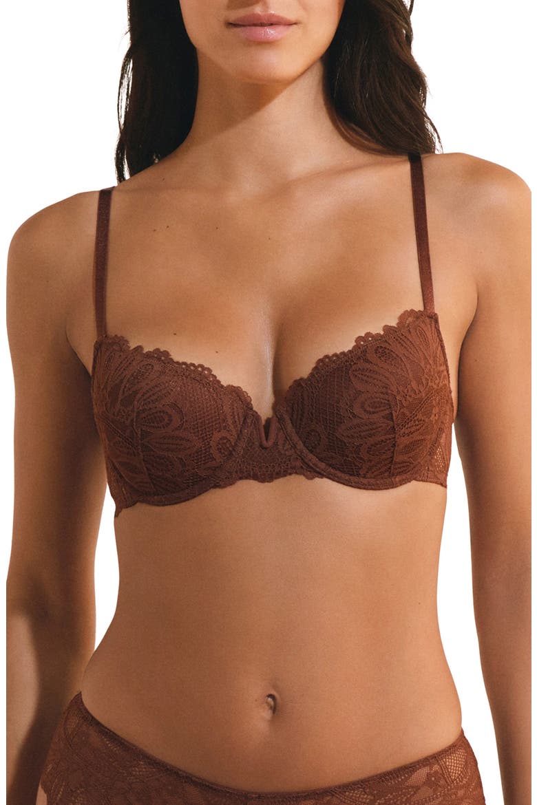 Persienne N°4 Classique Underwire Bra, Main, color, BROWN