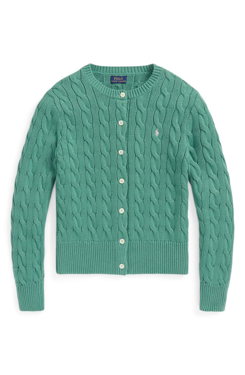 Polo Ralph Lauren Cable Knit Cardigan, Main, color, 