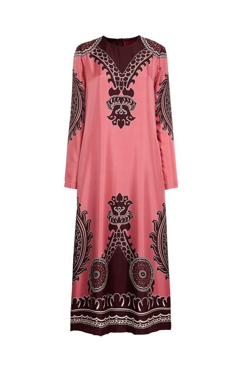 La DoubleJ Long Sleeve Swing Dress, Alternate, color, Oltrarno Placée Pink