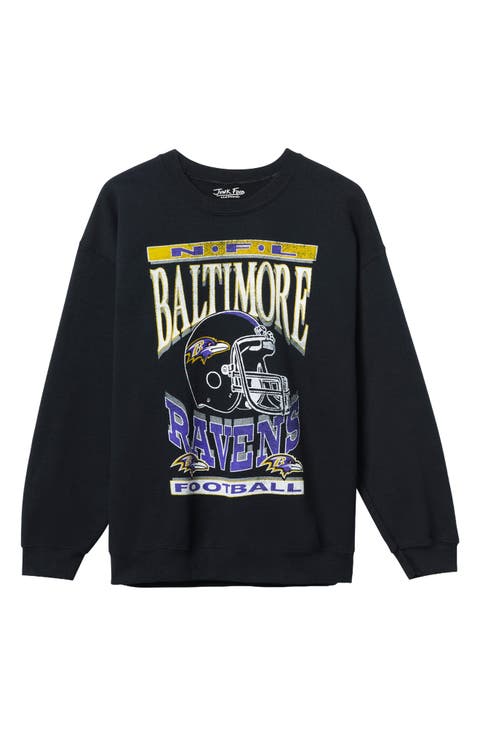 Baltimore Ravens Helmet Flea Market Crewneck Sweatshirt