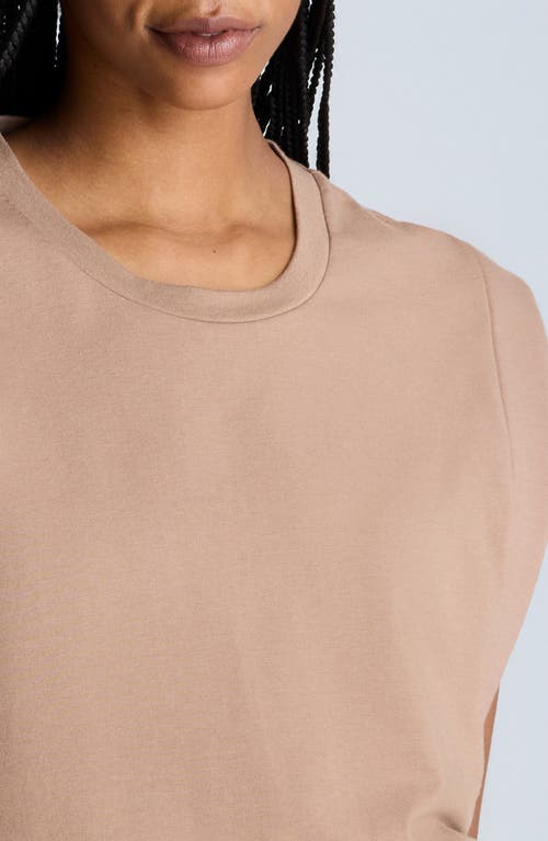 Kenneth Cole Muscle Tank With High-low Hem In Chai