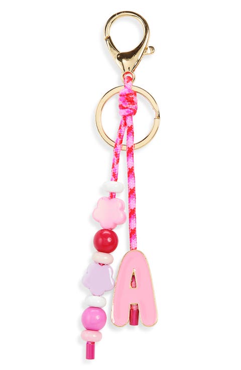 Popping Off Initial Bag Charm