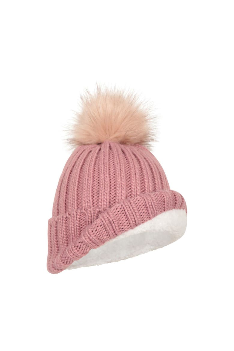 Geneva Borg Lined Beanie, Alternate, color, Pale Pink