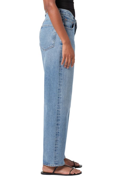 Agolde V-waist High Rise Baggy Jeans In Fairway In Fairway