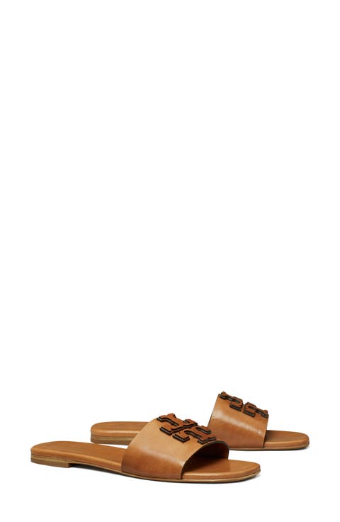 Ines Leather Slide Sandal (Women)