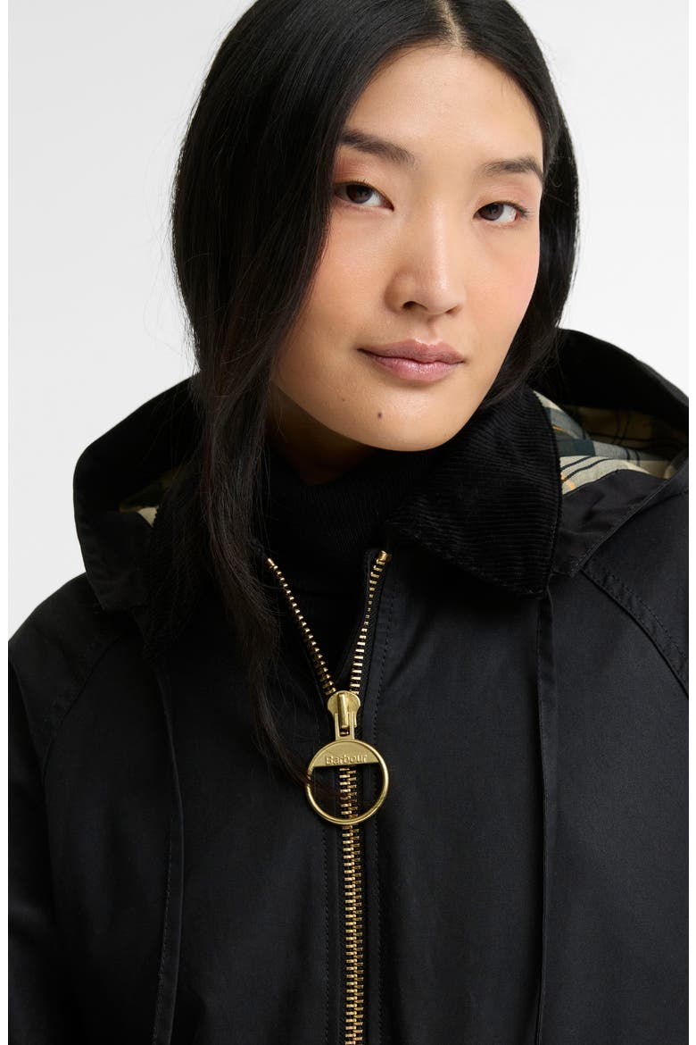 Carville Waxed Cotton Jacket, Alternate, color, BLACK/ ANCIENT