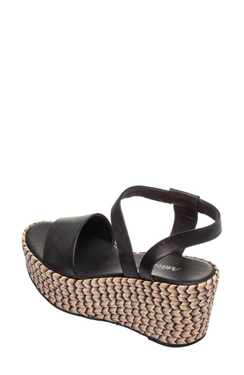Antelope Kassa Espadrille Platform Sandal In Black