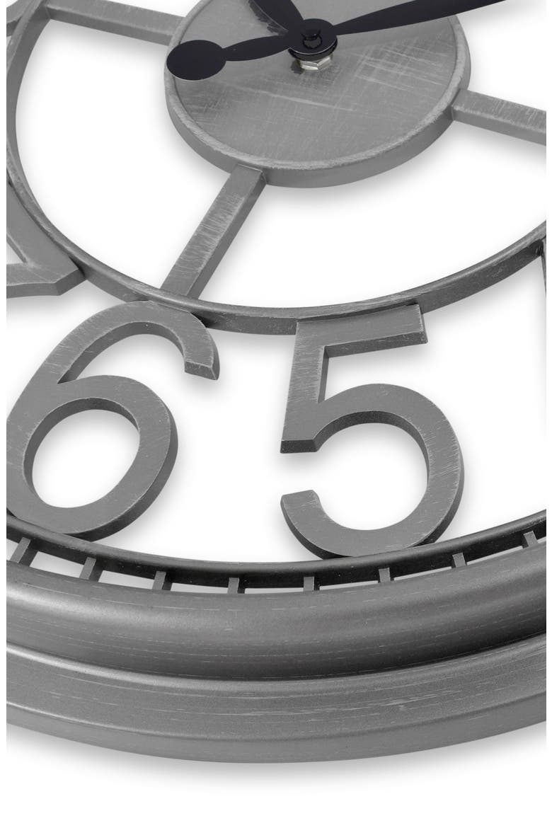 See Through Wall Clock, Alternate, color, GREY