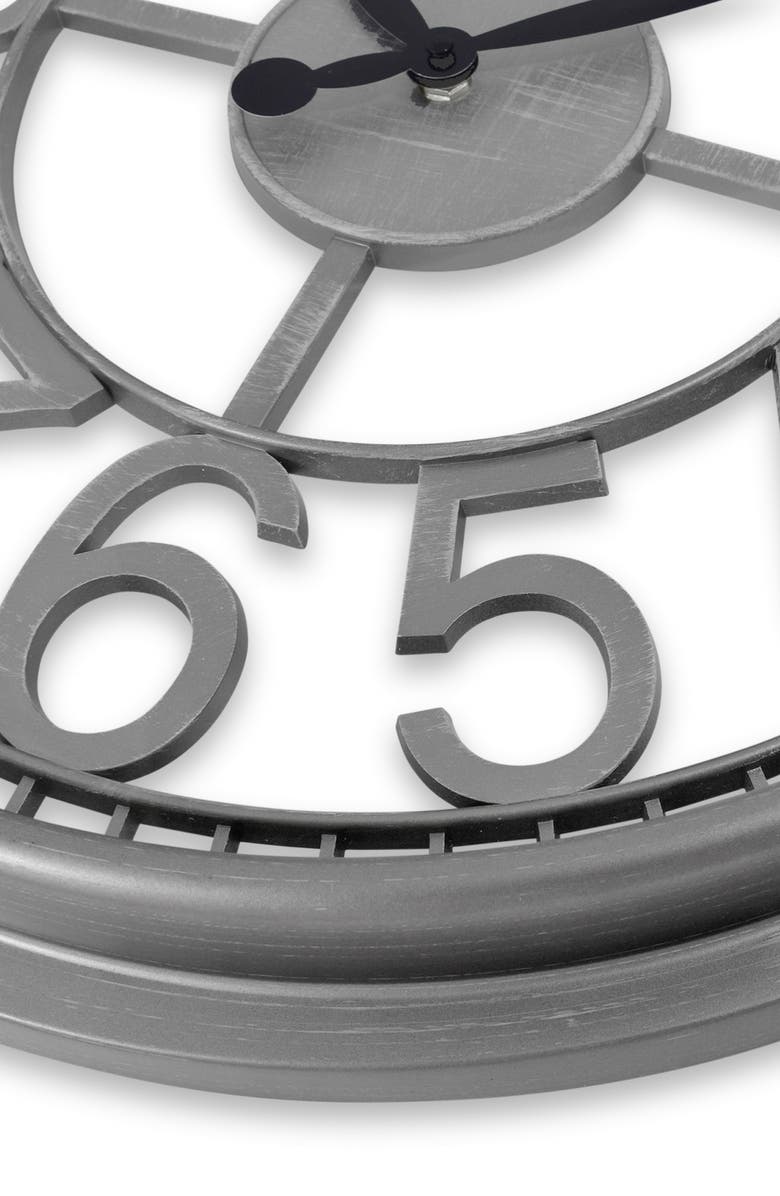 Westclox See Through Wall Clock, Alternate, color, Grey