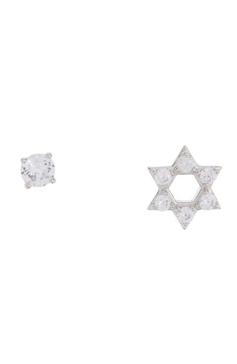 Reminisce Star of David CZ Stud Earrings