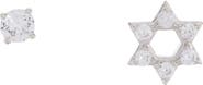 Nadri Reminisce Star of David CZ Stud Earrings