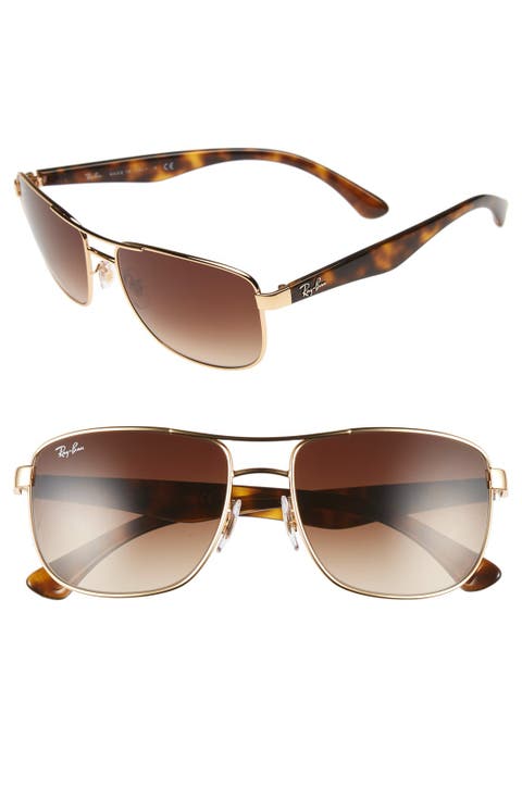 57mm Aviator Sunglasses