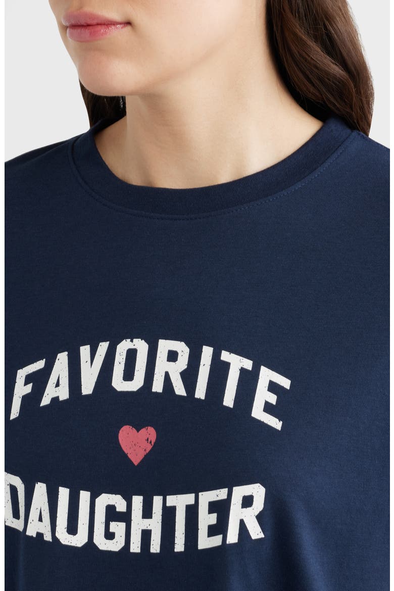 The Favorite Daughter Graphic T-Shirt, Alternate, color, NAVY