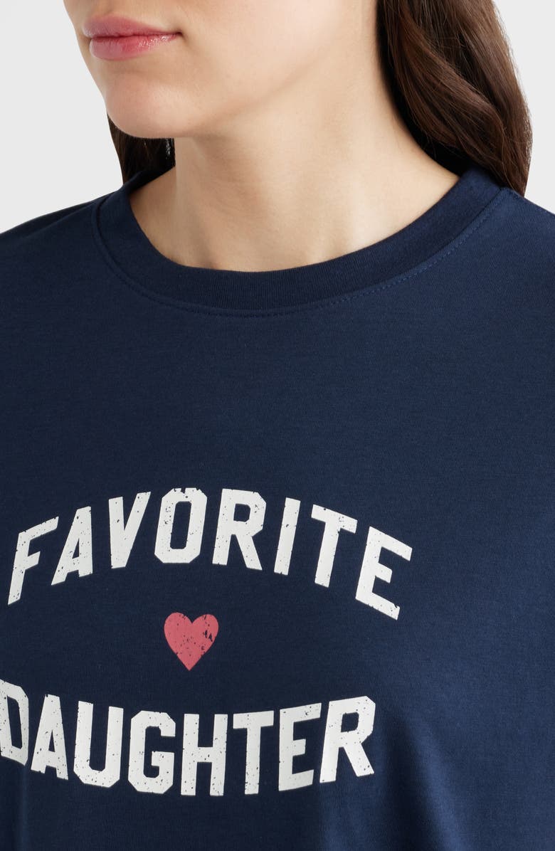 Favorite Daughter The Favorite Daughter Graphic T-Shirt, Alternate, color, Navy