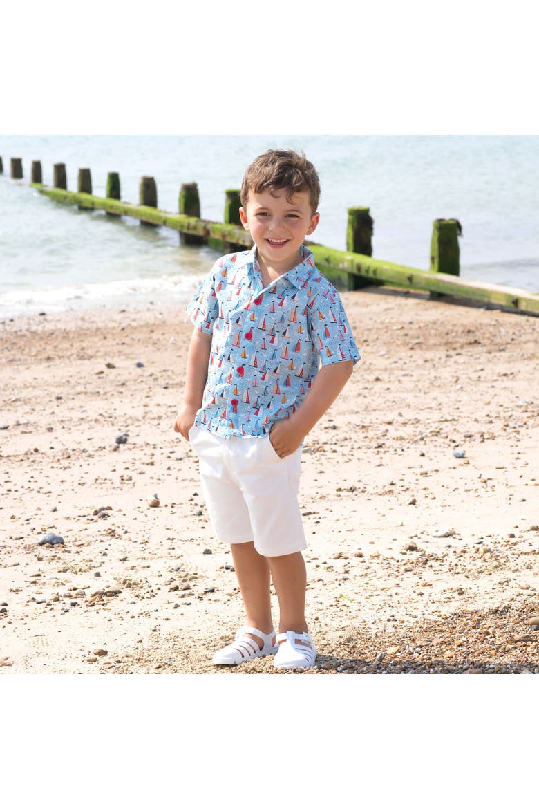 Sailboat Shirt, Alternate, color, Blue