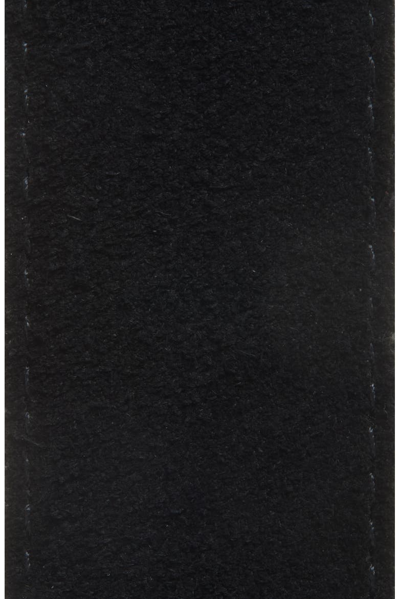 Easton Suede Belt, Alternate, color, BLACK