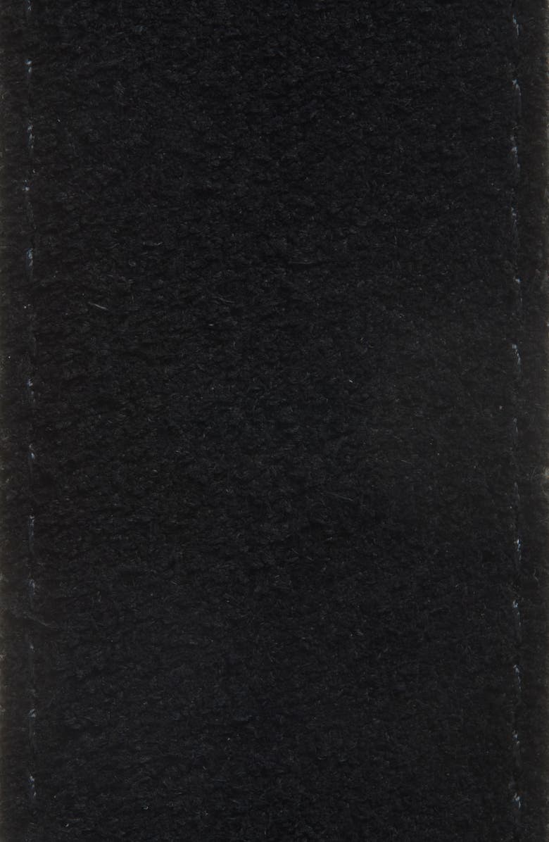 Nordstrom Easton Suede Belt, Alternate, color, Black