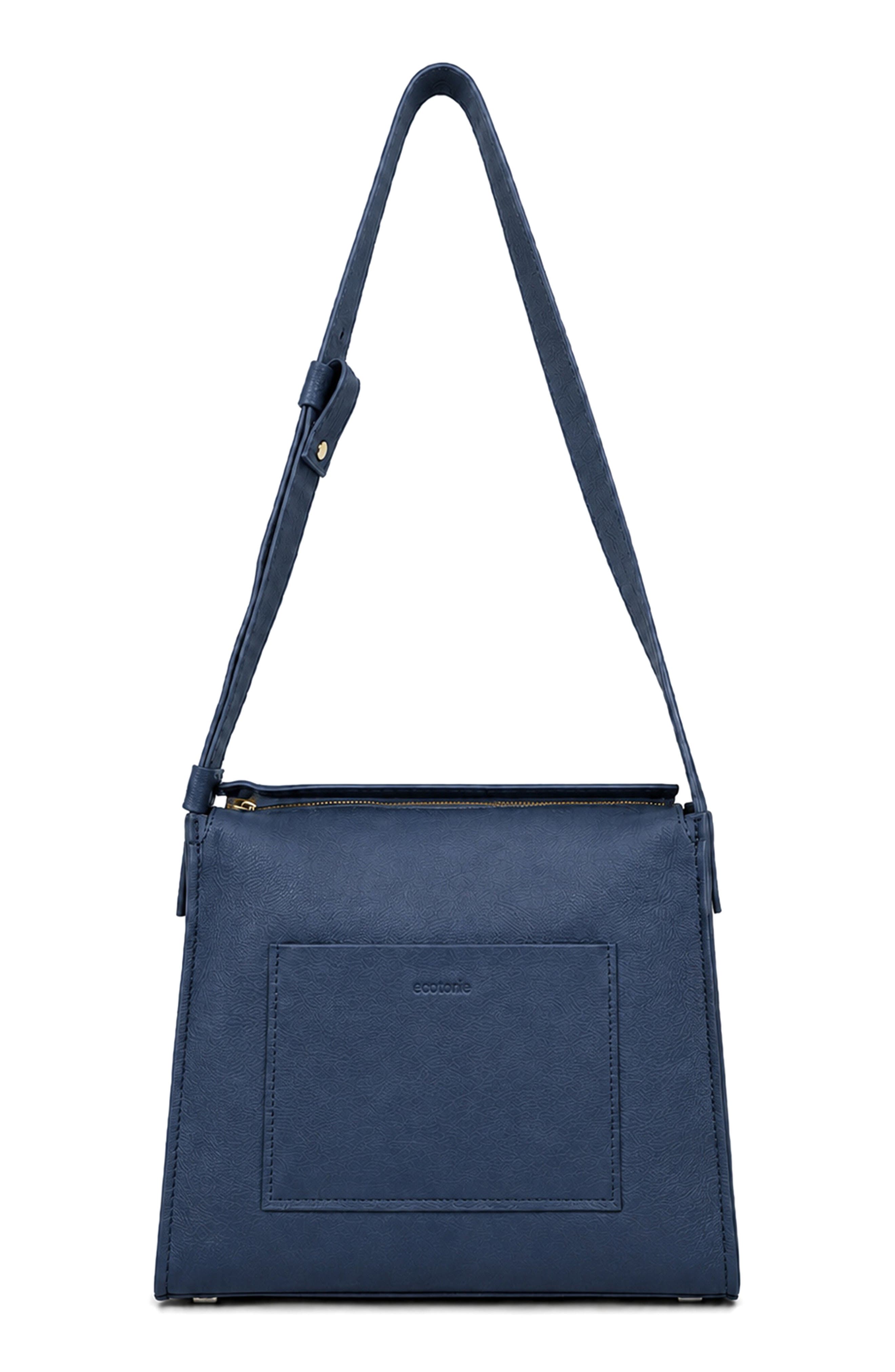 Eleanor Leather Crossbody Bag, Main, color, MIDNIGHT