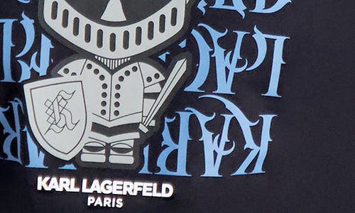 Karl Lagerfeld Paris Gothic Karl Logo Graphic T-shirt In Black
