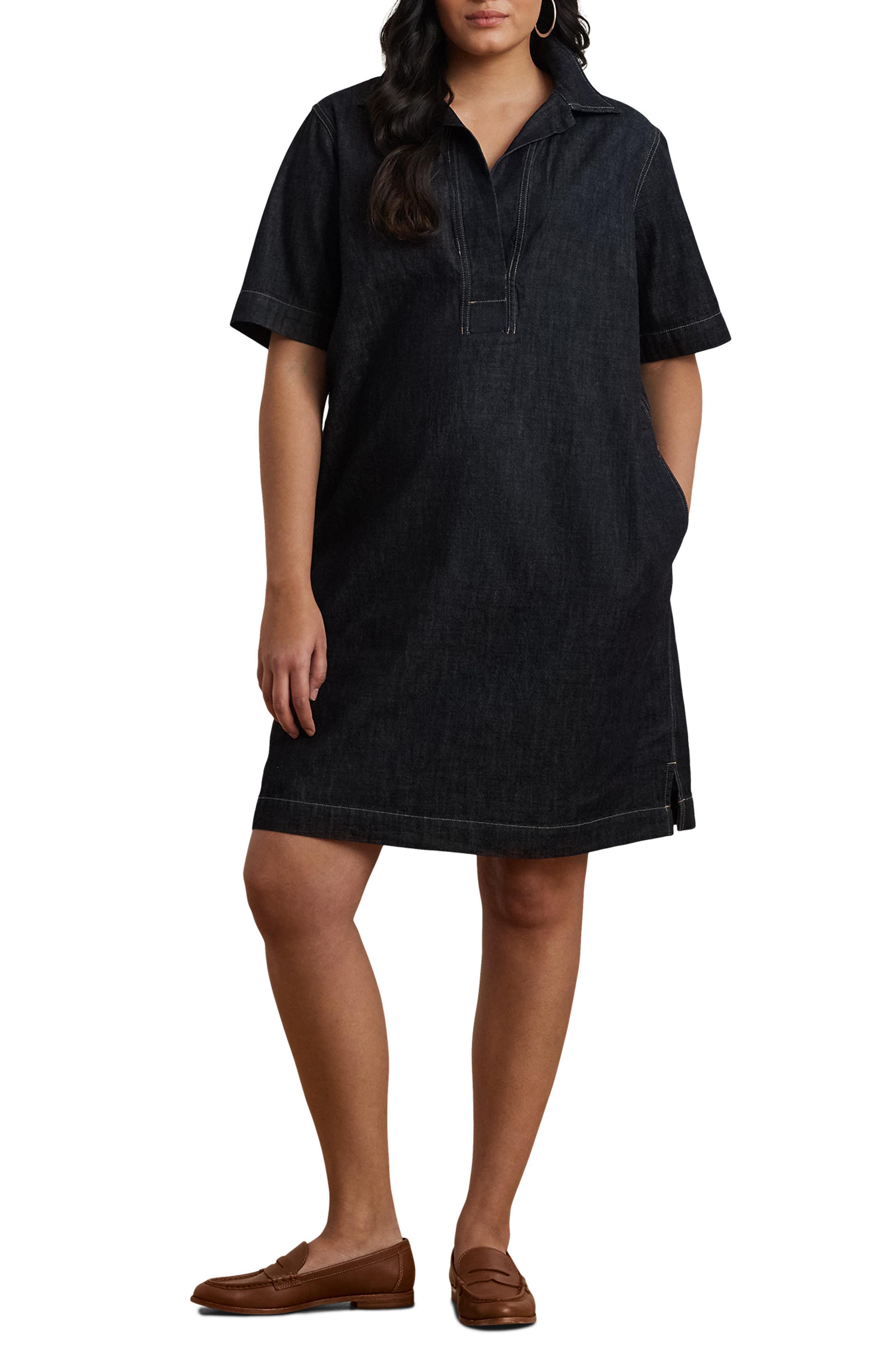 Denim Plus Size Dresses for Women | Nordstrom