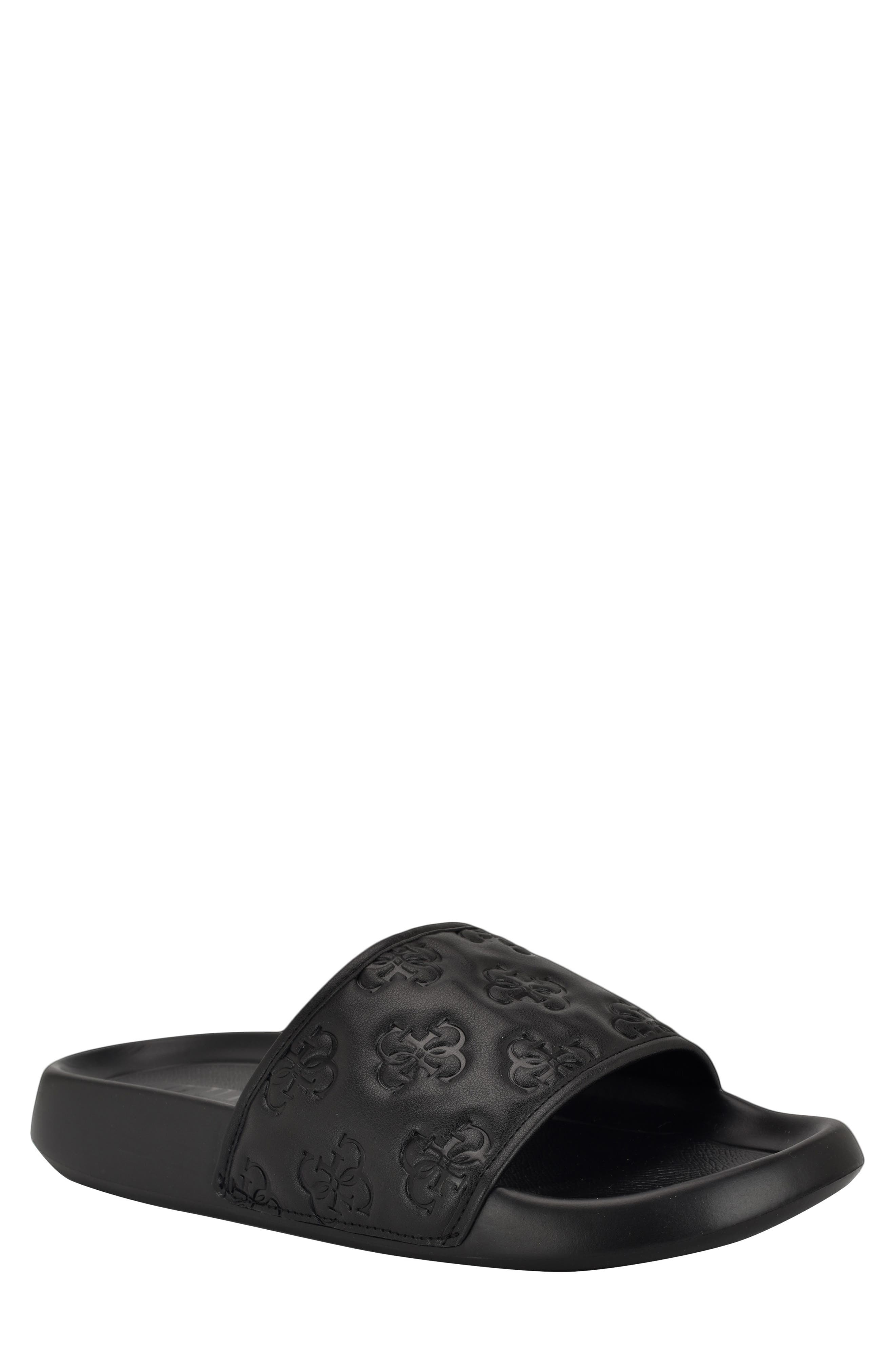 GUESS Sevyn Slide Sandal, Main, color, 