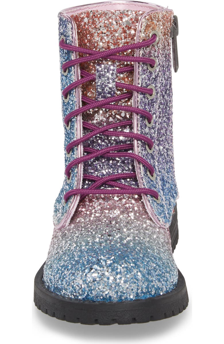 Sam Edelman Polly Sophia Glitter Combat Boot, Alternate, color,