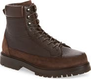 Brunello Cucinelli Leather Combat Boot