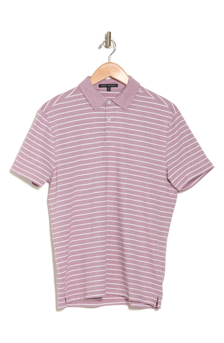 Robert Barakett Carlsbad Short Sleeve Polo, Alternate, color, Dark Pink