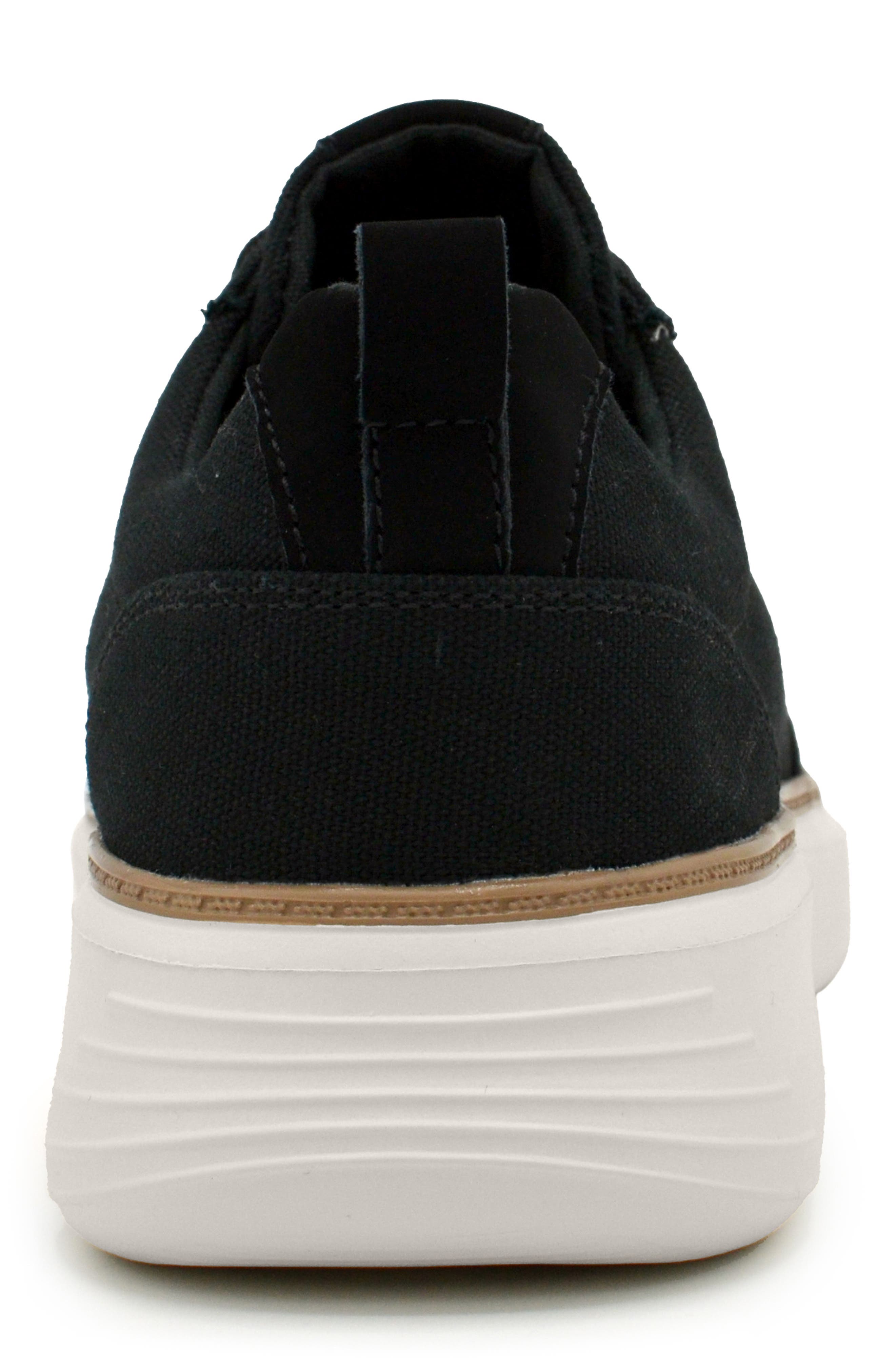 DELO Go Green Low Top Sneaker, Alternate, color, Black
