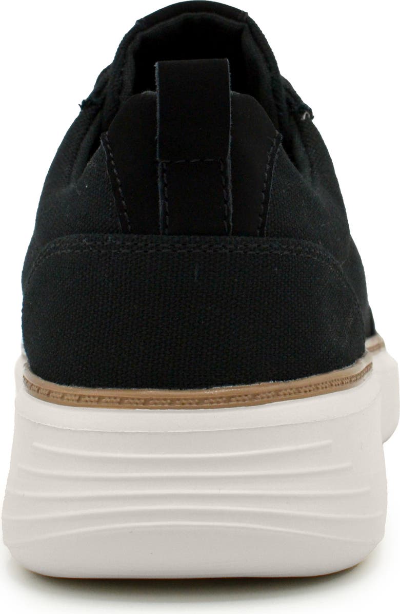 DELO Go Green Low Top Sneaker, Alternate, color, Black