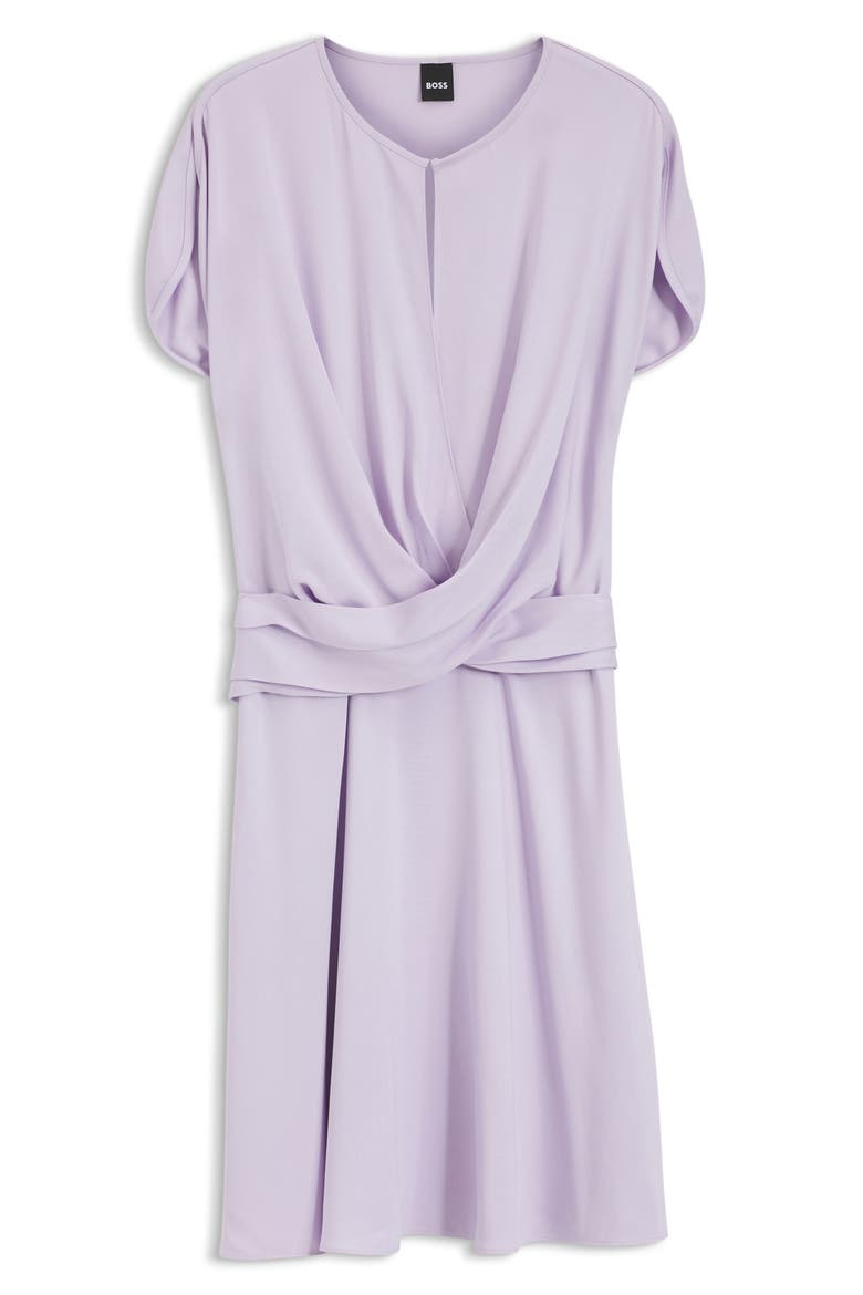Devari Wrap Bodice Dress, Alternate, color, LAVENDAR TIDE