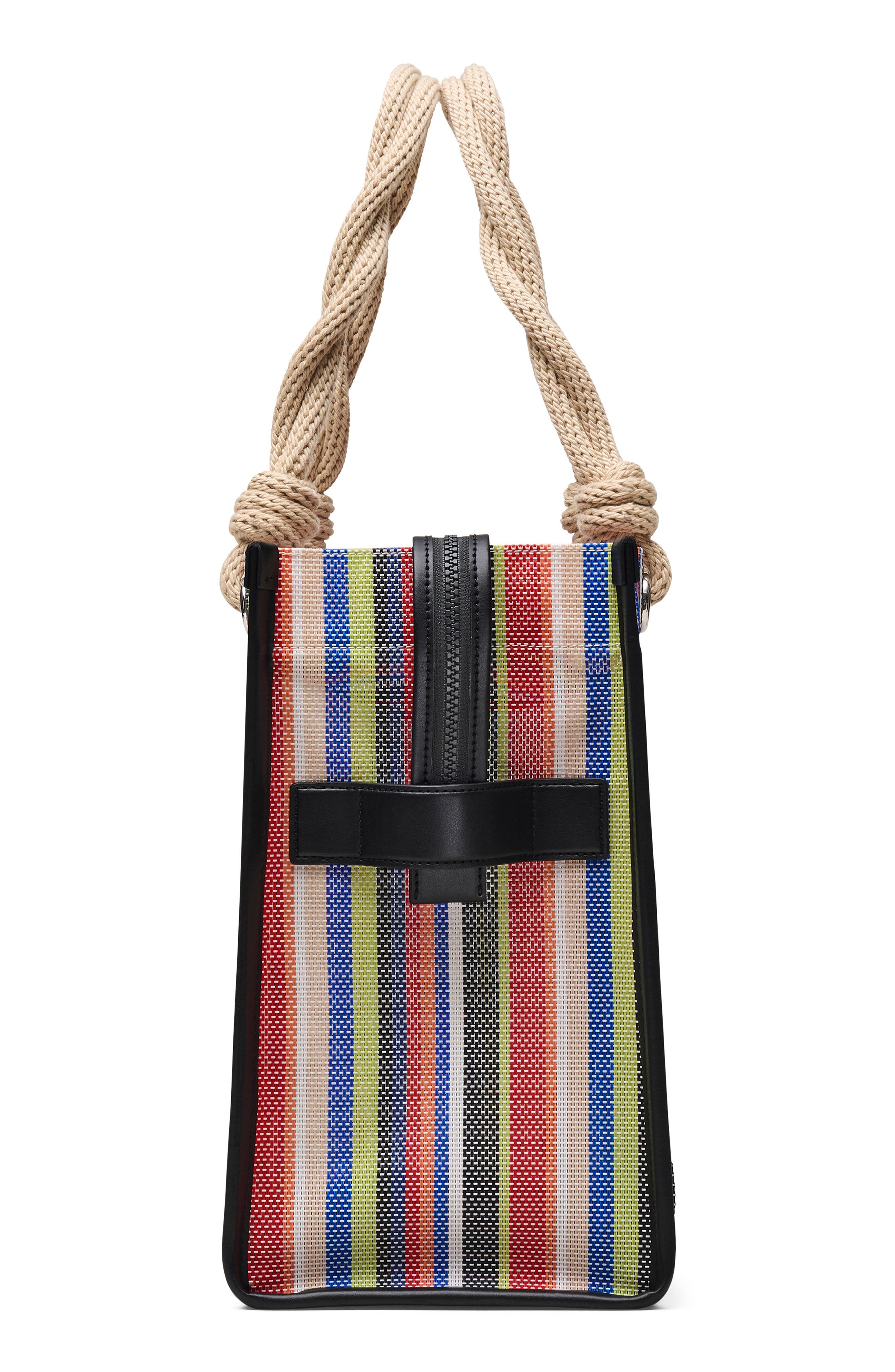 Marc Jacobs The Stripe Mesh Large Tote Bag, Alternate, color, Red Multi