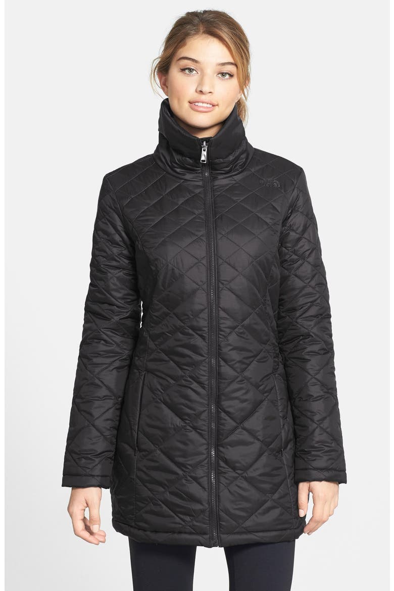 'Tatiana' Insulated Jacket, Main, color, BLACK/ BLACK