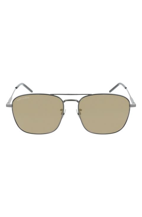 58mm Aviator Sunglasses