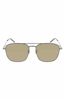 58mm Aviator Sunglasses
