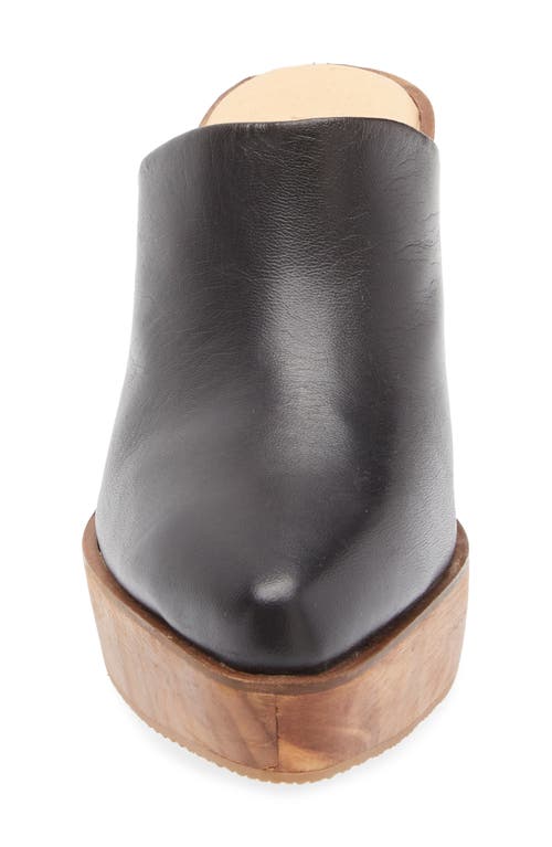 Cordani Pointed Toe Platform Mule In Blue