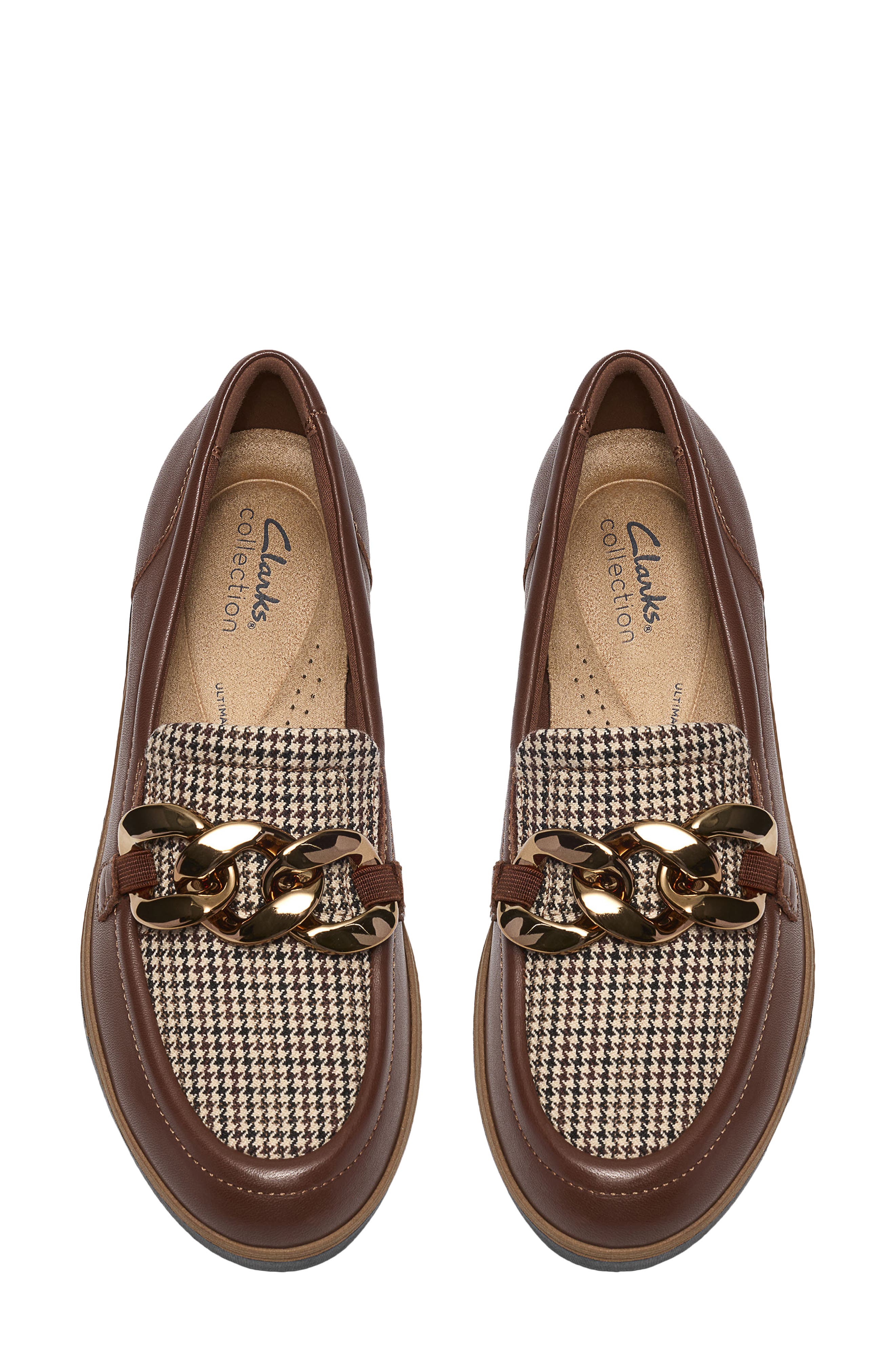 Zylah May Chain Wedge Loafer, Alternate, color, BRITISH TAN COMBI