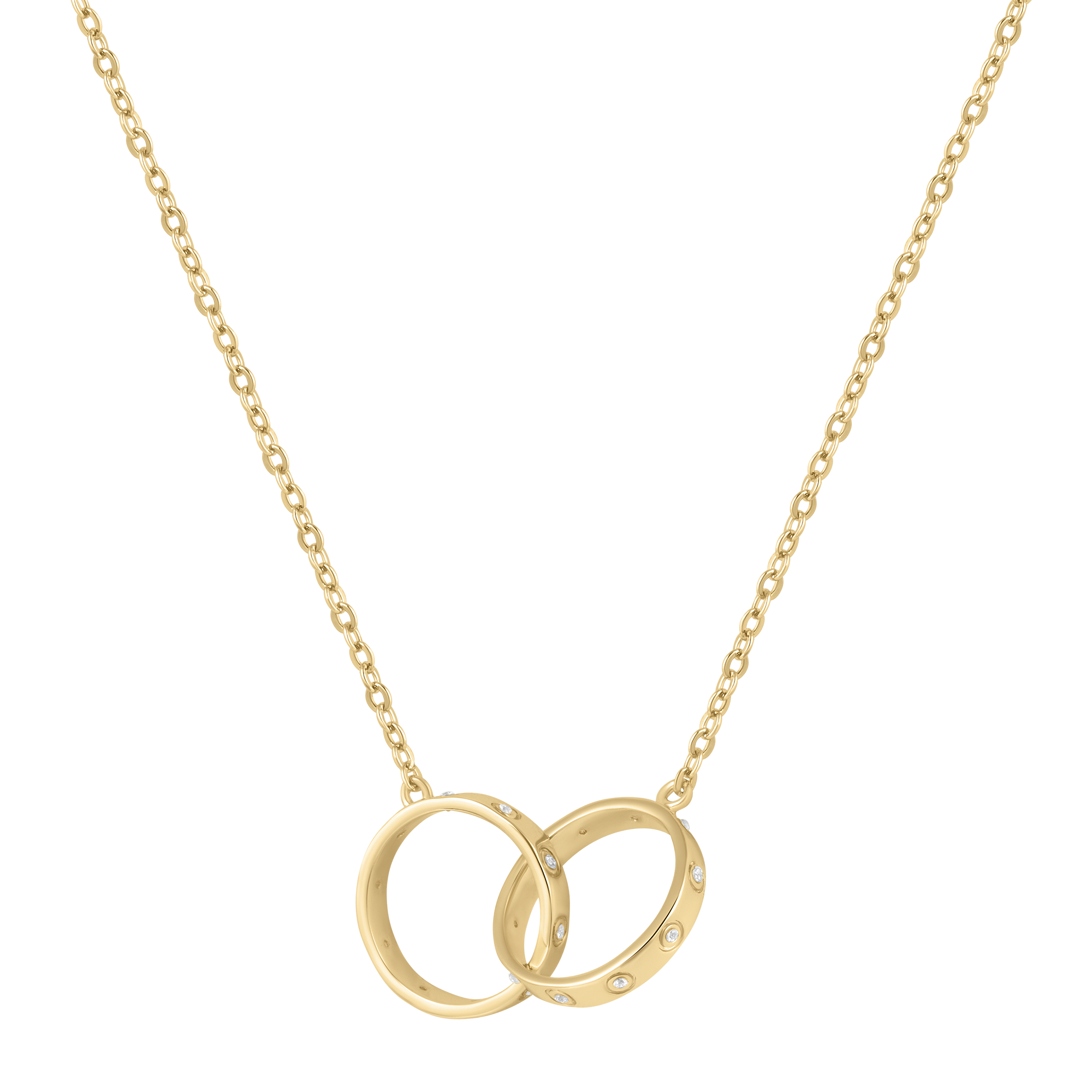 Electric Picks Legend Interlocking Rings Necklace (Women) | Nordstrom