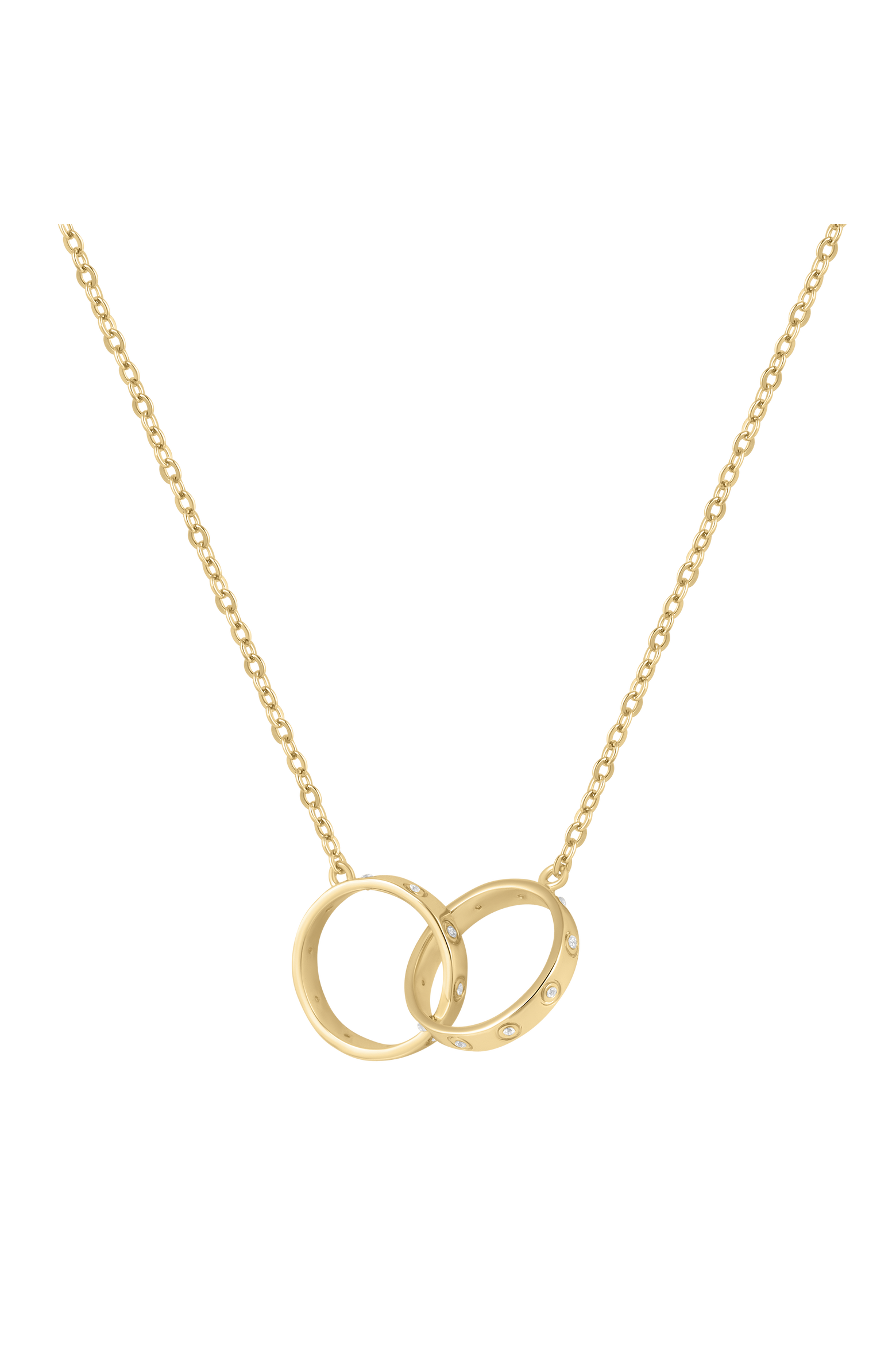 Inerlocking Rings Electric Picks Legend Interlocking Rings Necklace (Women) | Nordstrom