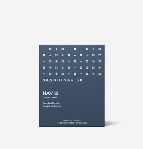 Skandinavisk Hav Scented Candle 200g In Blue