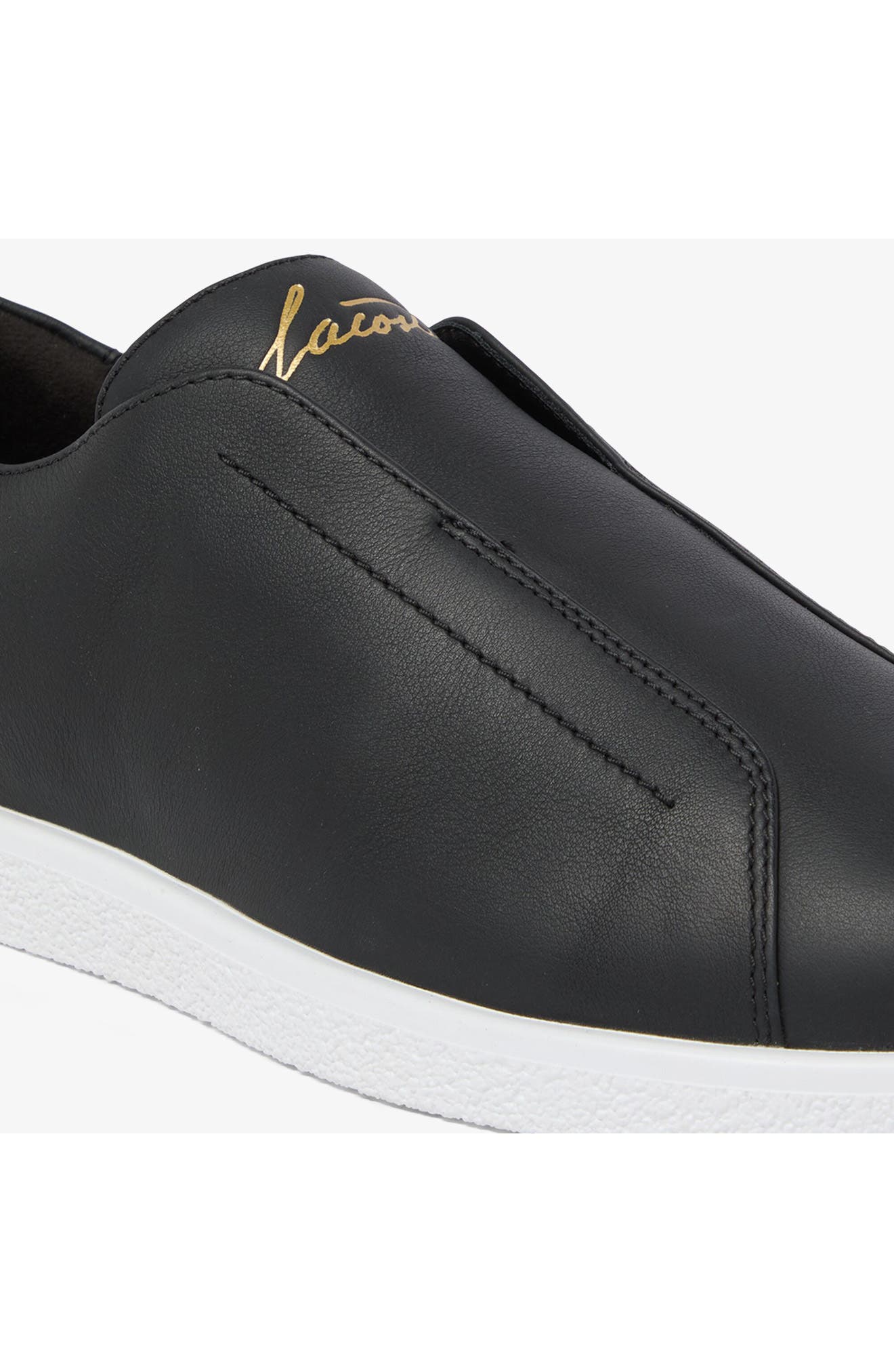 Linecourt Slip-On Sneaker, Alternate, color, BLACK/ WHITE
