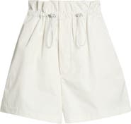 AGOLDE Lydia Toggle Waist Cotton Blend Shorts