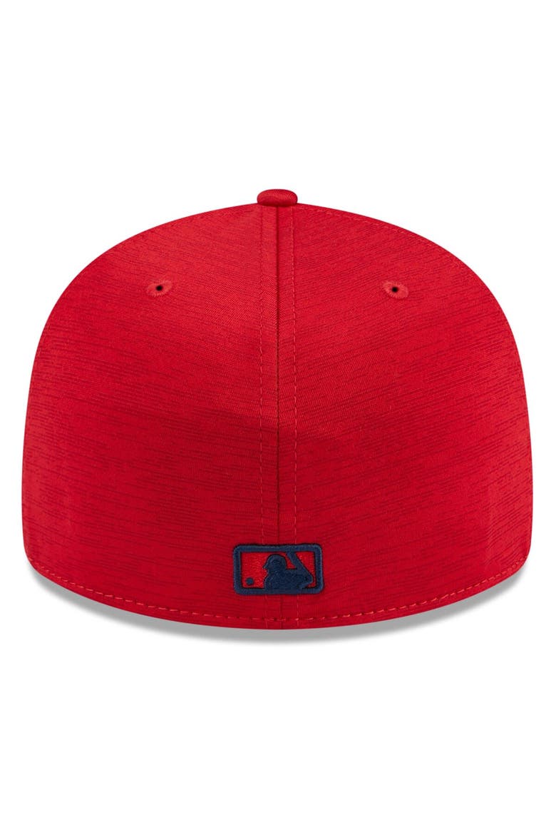 Men's New Era  Red Washington Nationals 2024 Clubhouse Low Profile 59FIFTY Fitted Hat, Alternate, color, Red