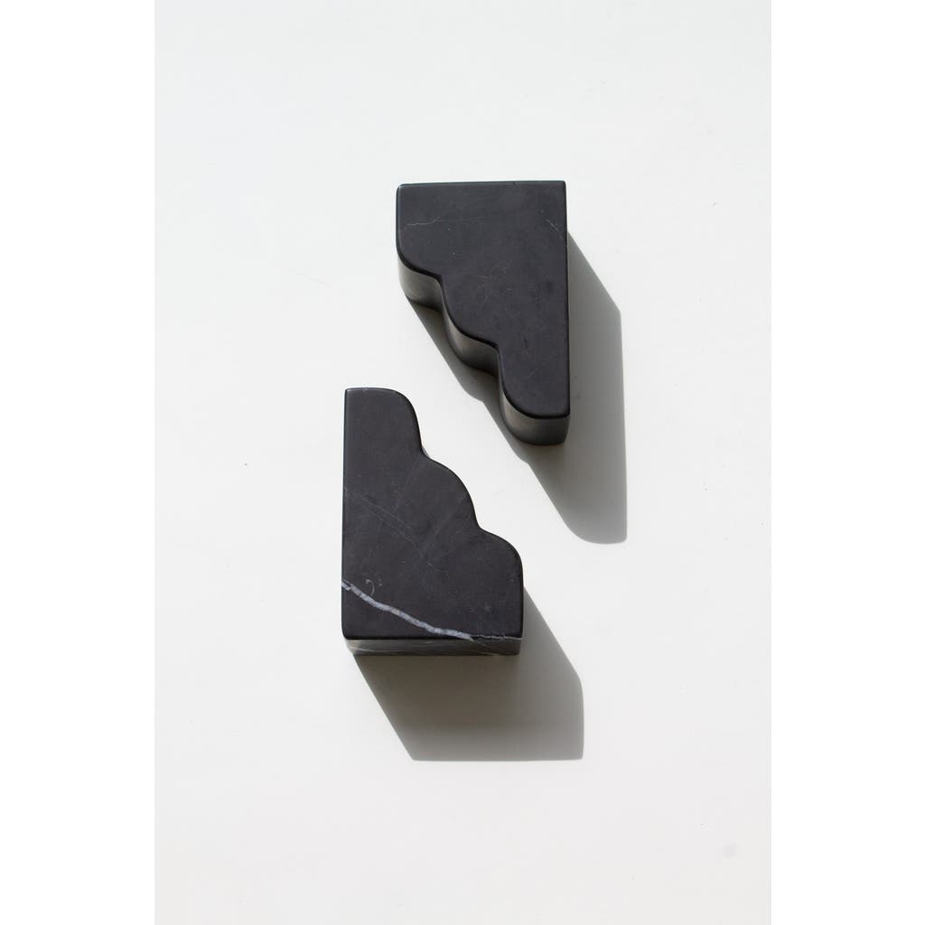 Parma Tile Cloud Bookend In Black