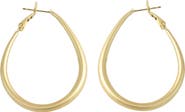 Panacea Teardrop Leverback Hoop Earrings