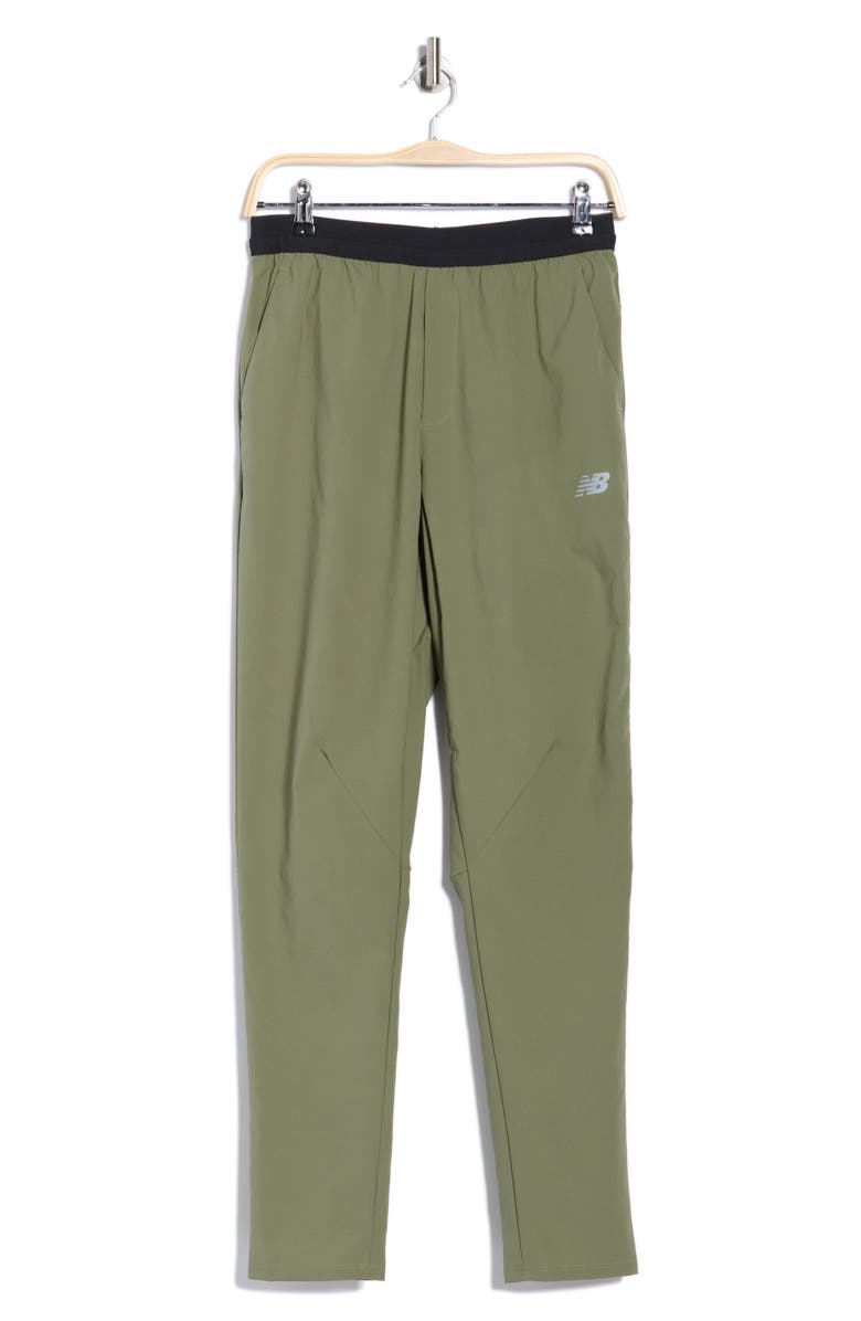 New Balance AC Tapered Performance Athletic Pants, Alternate, color, Green