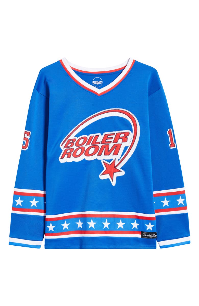 BOILER ROOM Oversize Hockey Jersey, Alternate, color, Blue