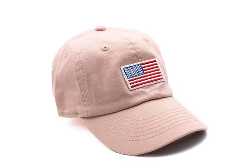 Rey To Z Flag Baseball Hat In Pink