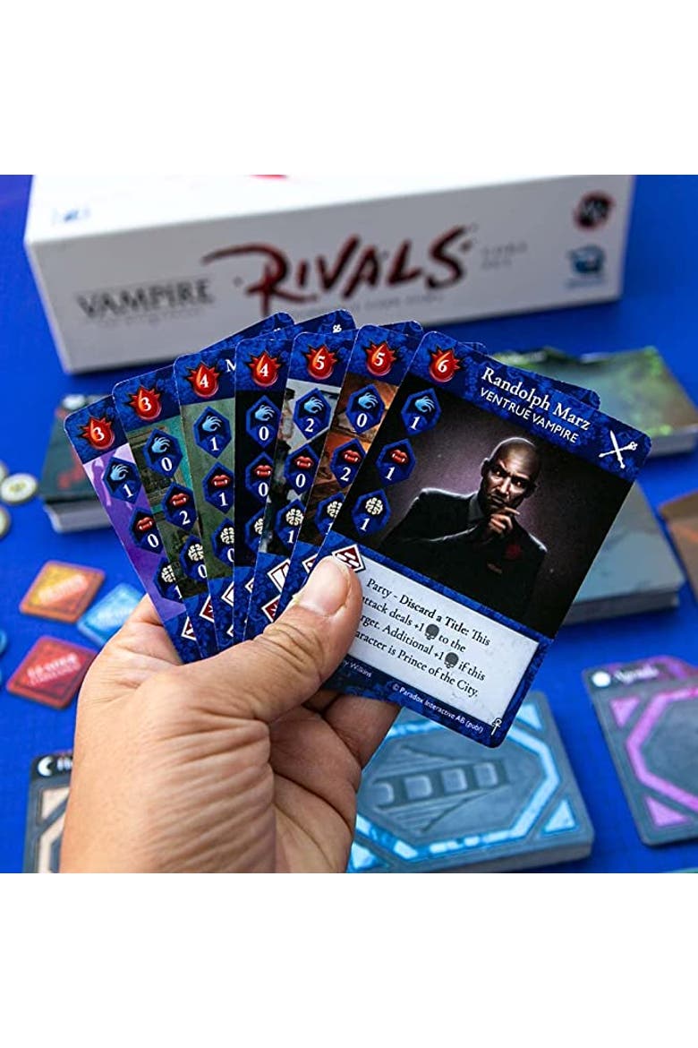 Vampire The Masquerade Rivals, Roleplay Card Game, Alternate, color, Multicolored